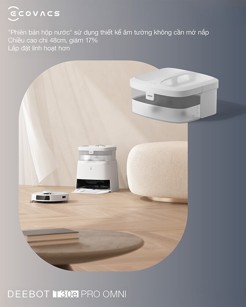 robot hút bụi lau nhà ecovacs deebot t30e pro omni