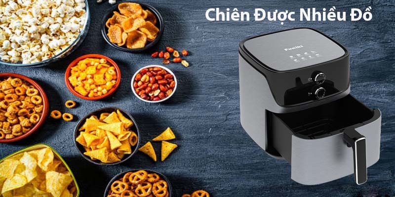 nồi chiên không dầu 8l funiki haf8001
