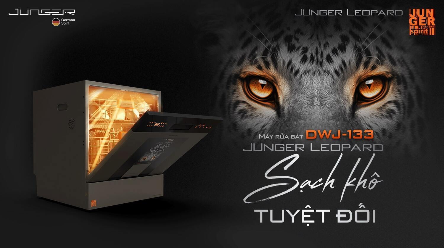 máy rửa bát junger jg leopard dwj-133-ms