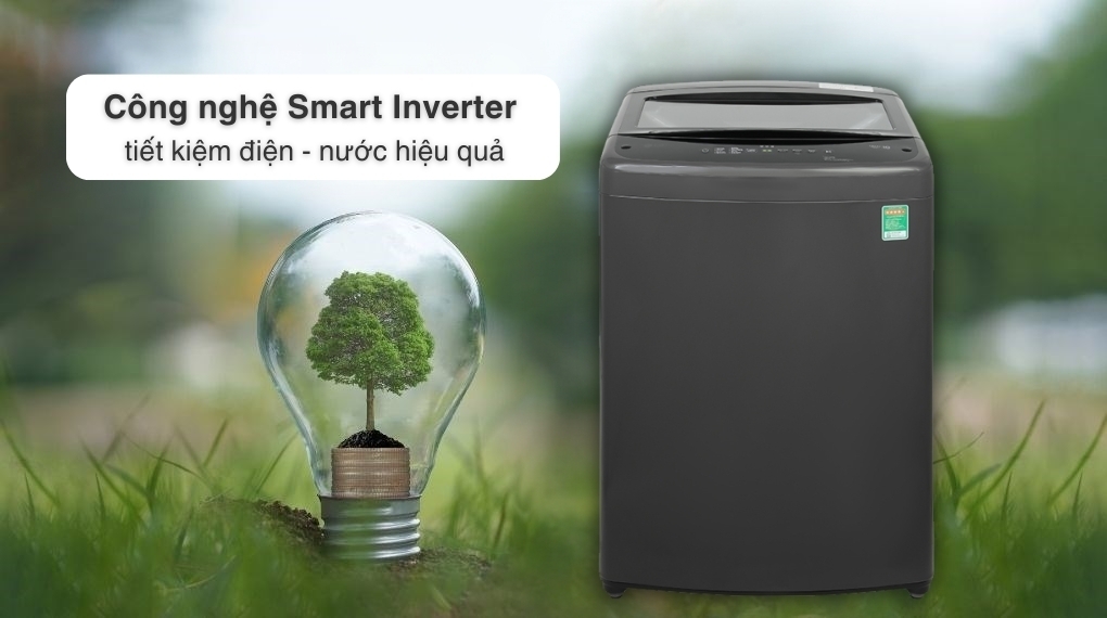máy giặt lồng đứng lg inverter 11kg t2511vbtb