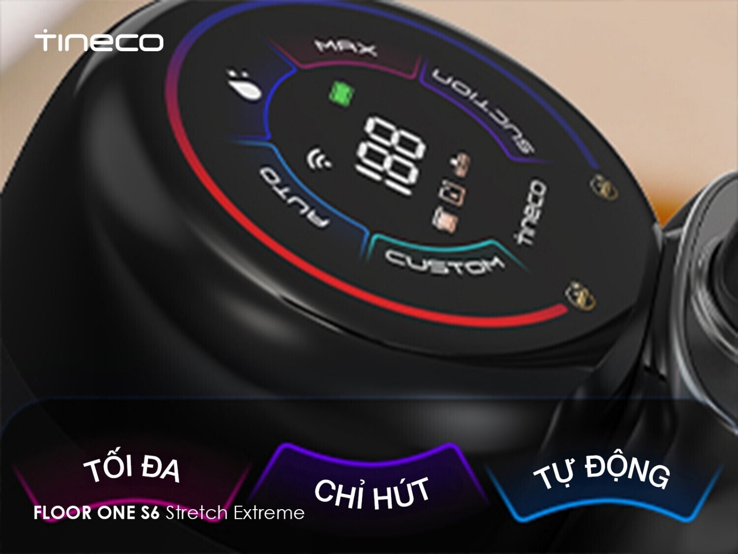 máy hút bụi lau nhà tineco floor one s6 stretch extreme