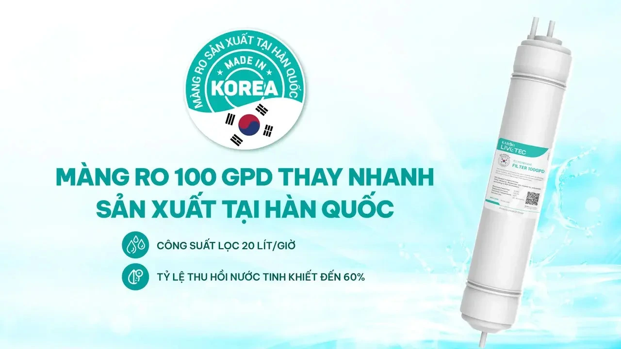 máy lọc nước nóng lạnh karofi livotec 628s