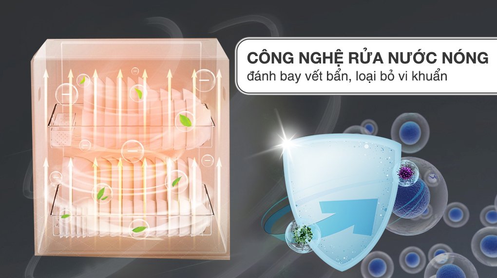 máy rửa chén độc lập comfee cdwef1401hb-w-vn