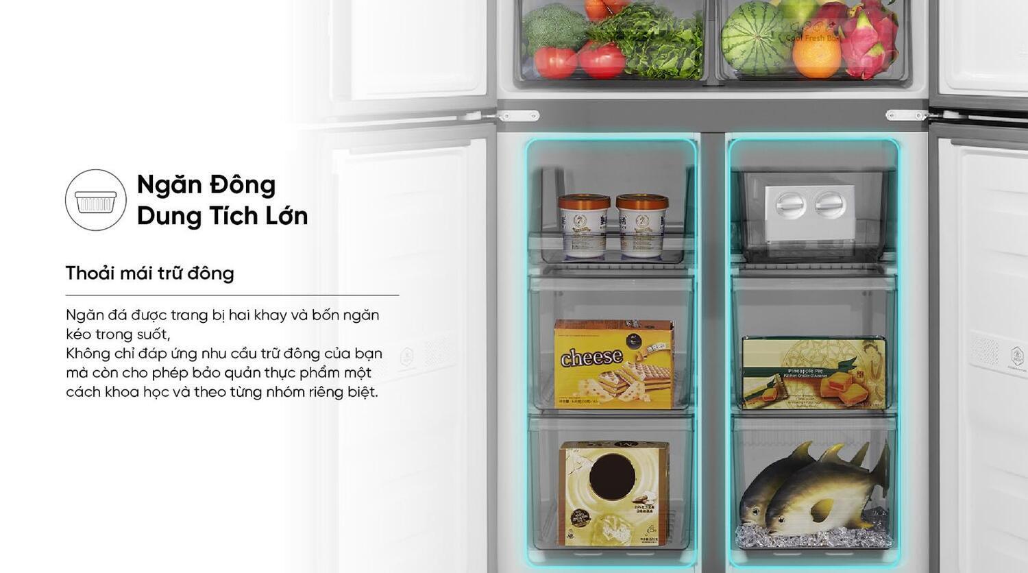 tủ lạnh hisense inverter 427 lít rq559n4ebnd