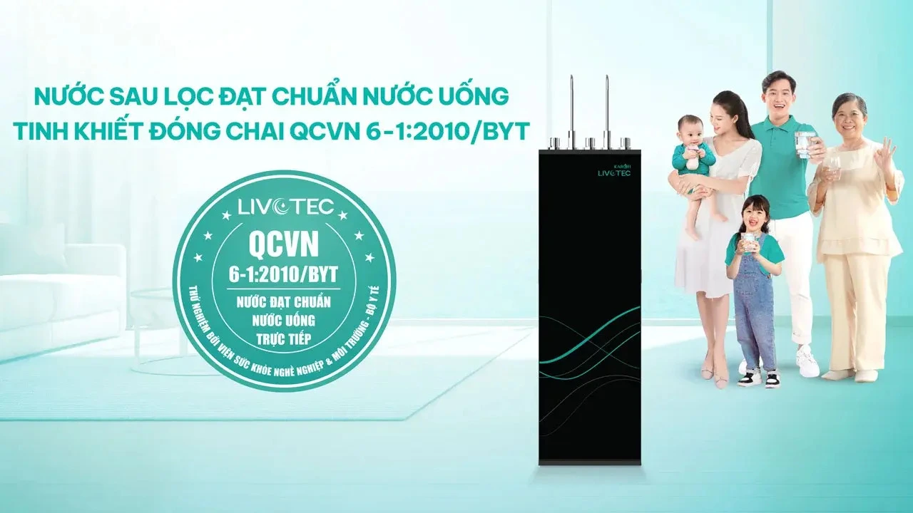 máy lọc nước nóng lạnh karofi livotec 628s