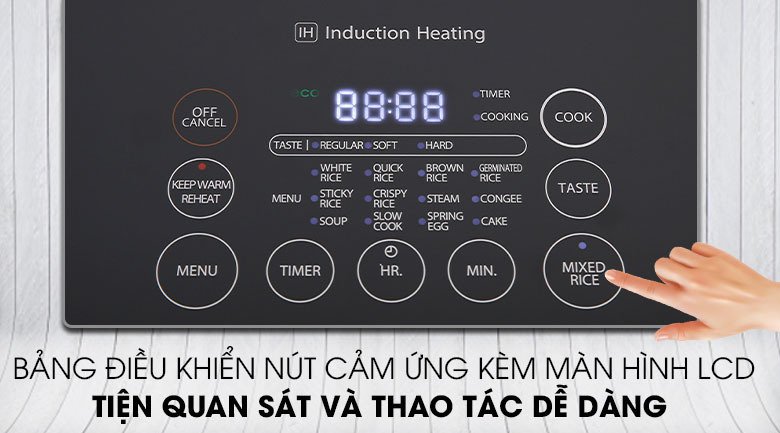 nồi cơm cao tần toshiba 1.8 lít rc-18ip1pv