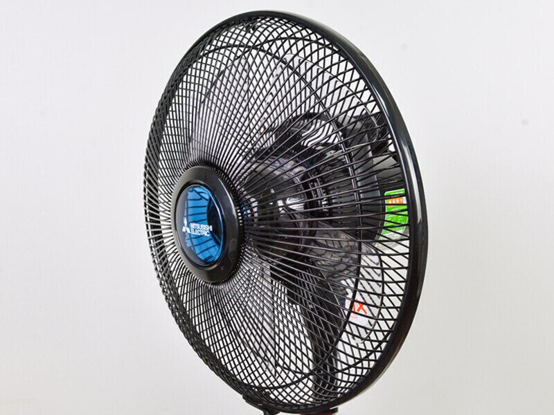 quạt lửng mitsubishi r12-hra-bk-đen - điều khiển