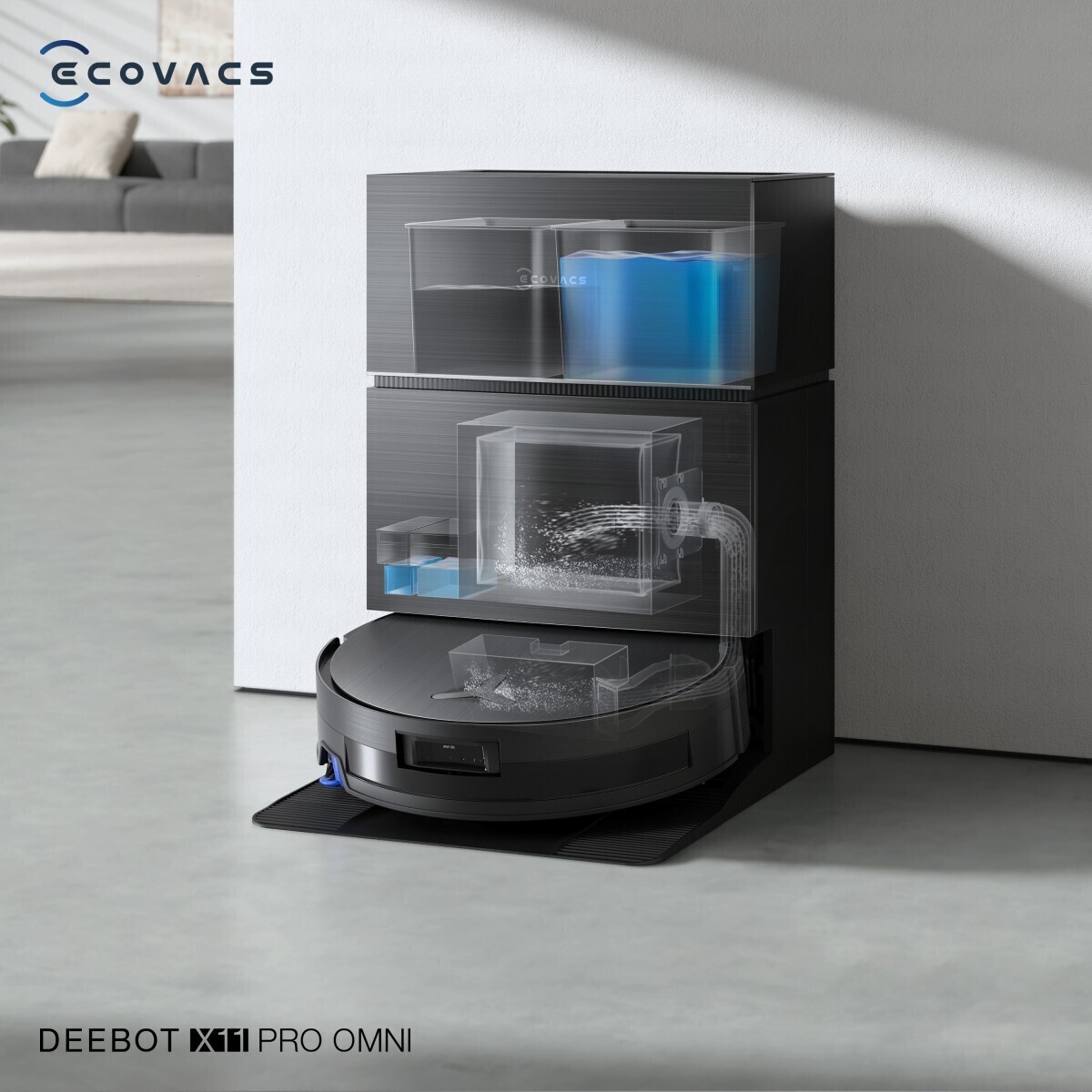 robot hút bụi thông minh ecovacs x11 pro omni