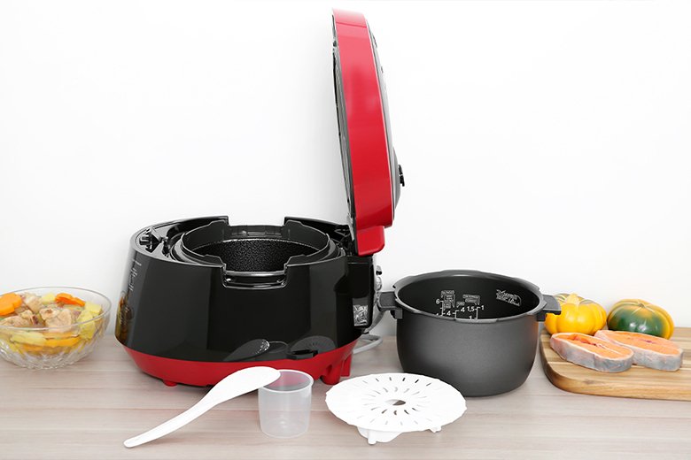 nồi cơm điện tử áp suất cuckoo 1.08 lít crp-pk0600f/bkrdvn