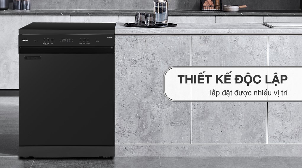 máy rửa chén độc lập comfee cdwef1401hb-w-vn