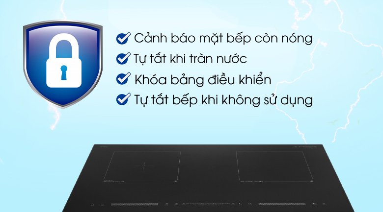 bếp từ hồng ngoại lắp âm junger mtd-18