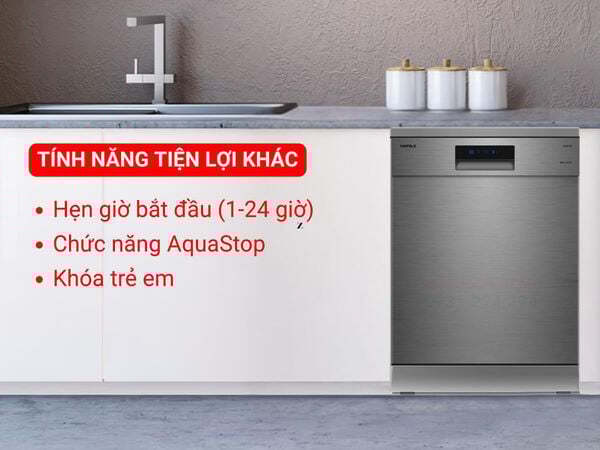 máy rửa chén độc lập hafele hdw-f602ts (535.29.551)