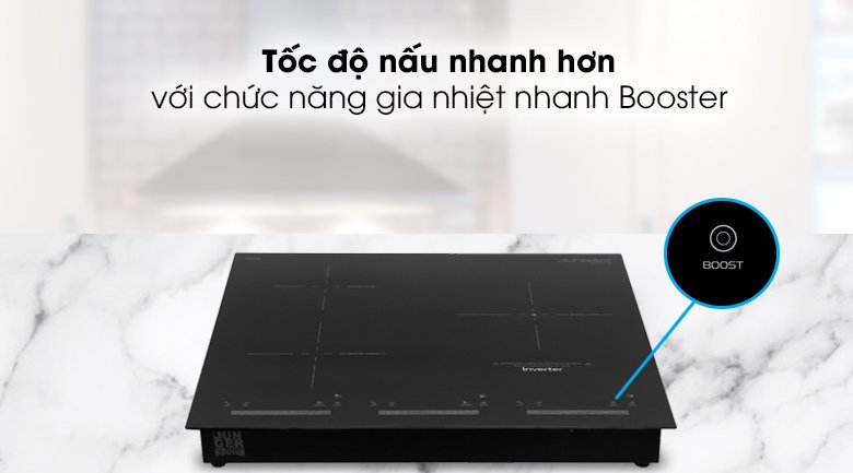 bếp từ hồng ngoại 3 vùng nấu âm junger cej-300-iif 5400w