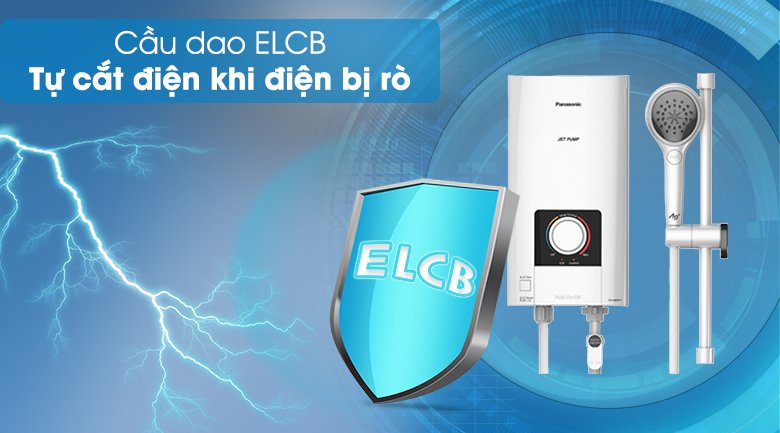 máy nước nóng trực tiếp panasonic 4500w dh-4ntp1vm ( có bơm)