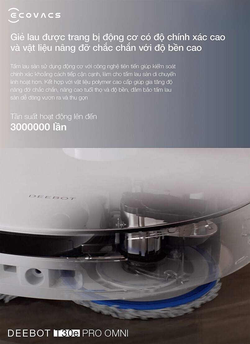 robot hút bụi lau nhà ecovacs deebot t30e pro omni