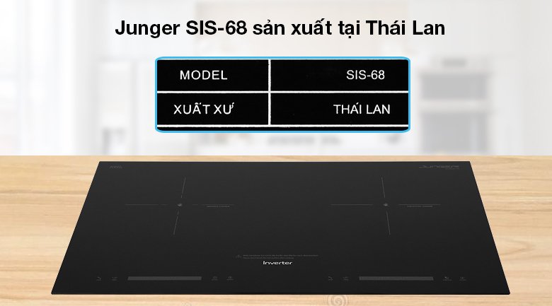 bếp từ hồng ngoại âm junger sis-68 4800w