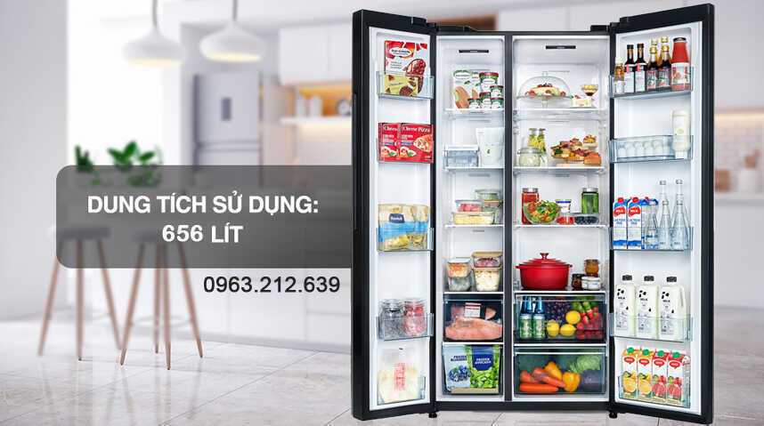 tủ lạnh hitachi inverter 656 lít hrsn9713esgbk