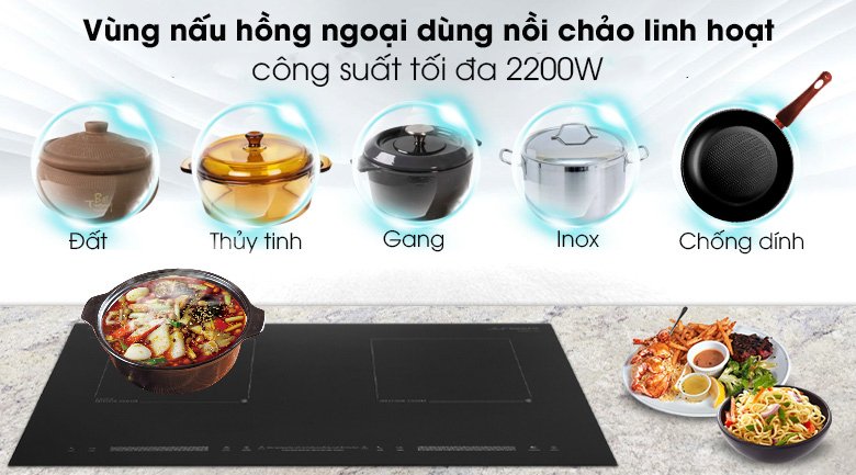 bếp từ hồng ngoại lắp âm junger mtd-18