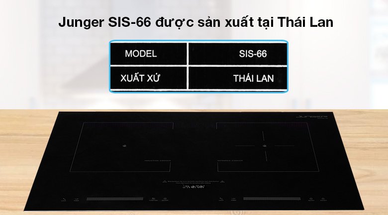 bếp từ hồng ngoại âm junger sis-66 4200w