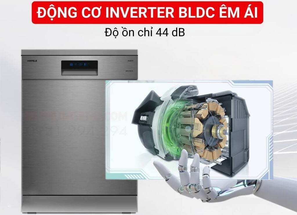 máy rửa chén độc lập hafele hdw-f602ts (535.29.551)