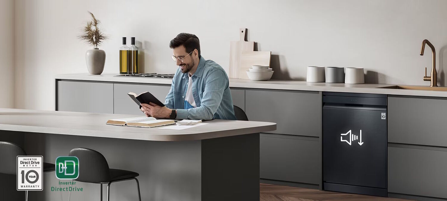 máy rửa chén độc lập lg ldn14bla5