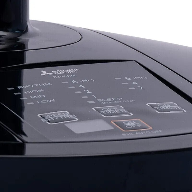 quạt lửng mitsubishi r12-hra-bk-đen - điều khiển
