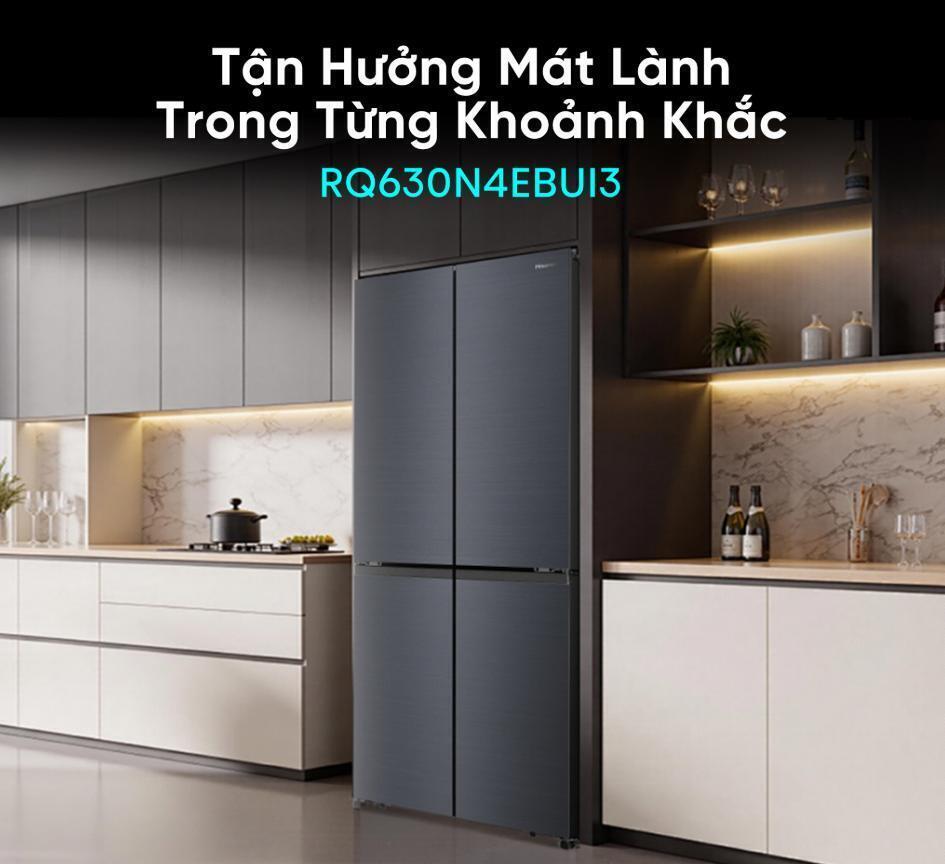 tủ lạnh hisense inverter 488 lít rq630n4ebui3