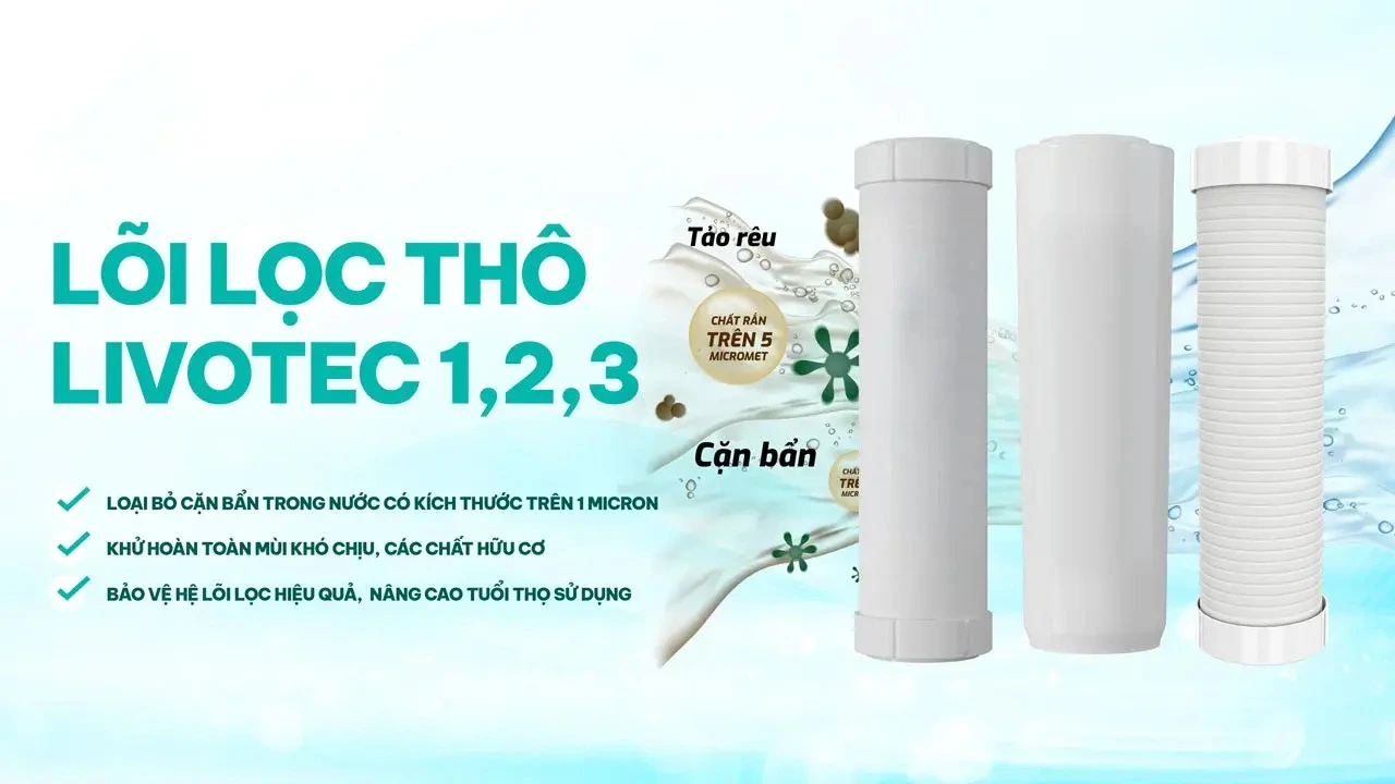 máy lọc nước nóng lạnh karofi livotec 628s