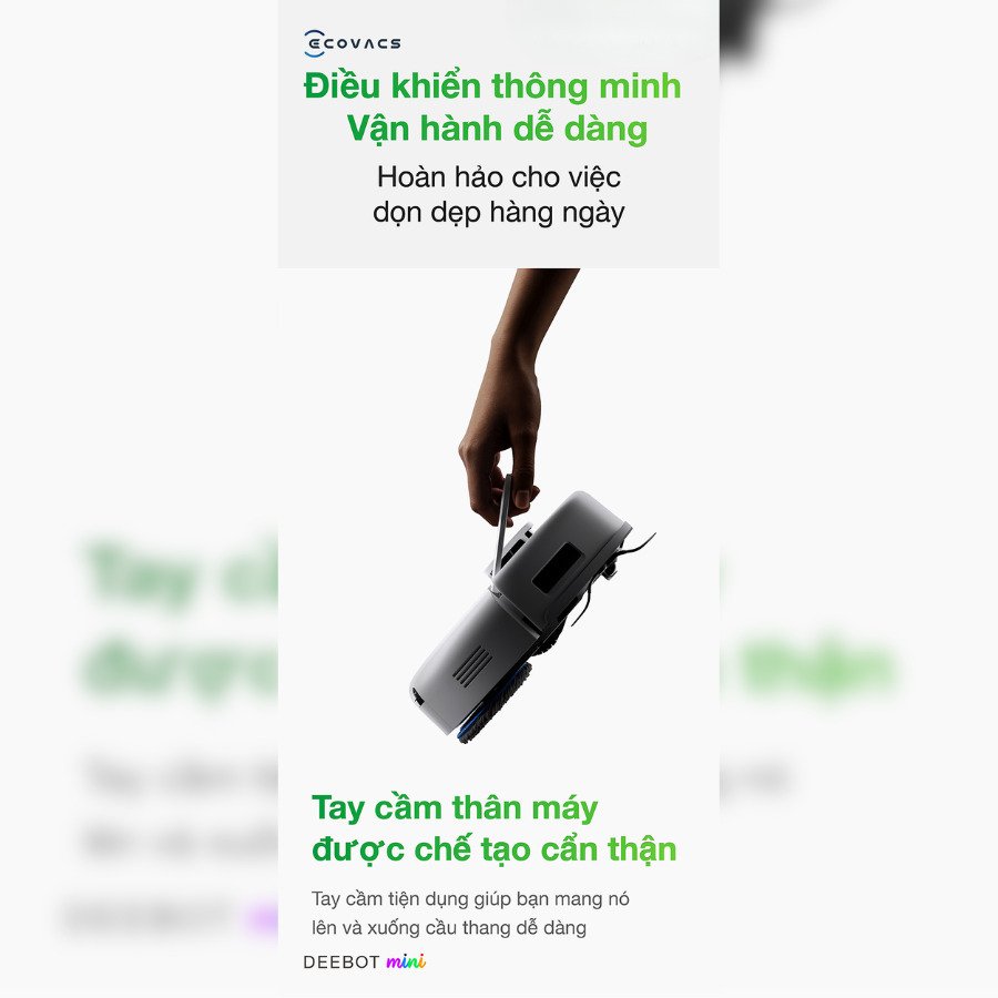 robot hút bụi ecovacs deebot mini