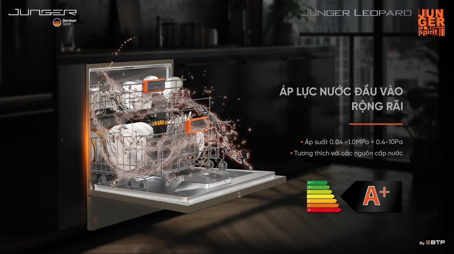 máy rửa bát junger jg leopard dwj-133-ms