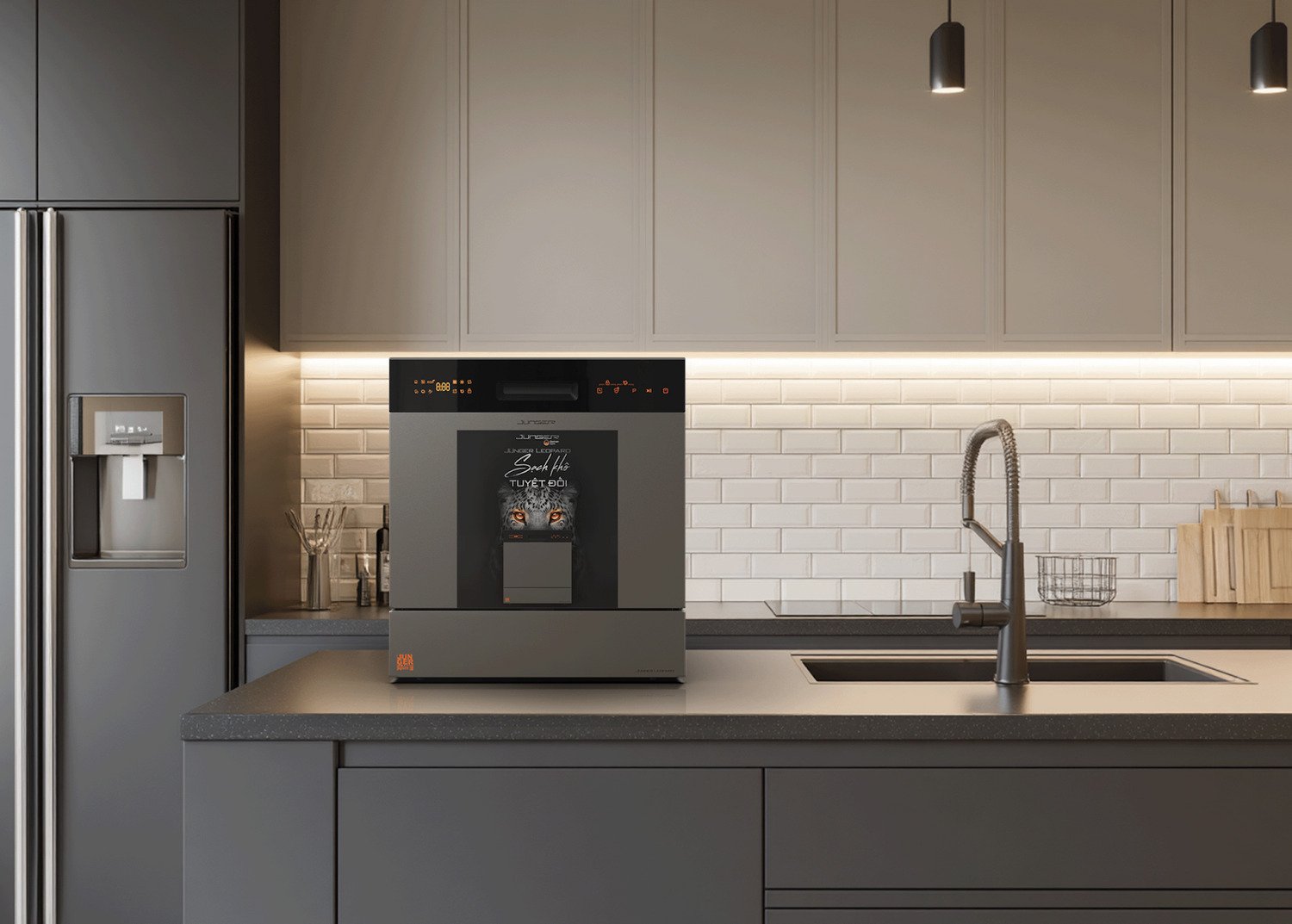 máy rửa bát junger jg leopard dwj-133-ms