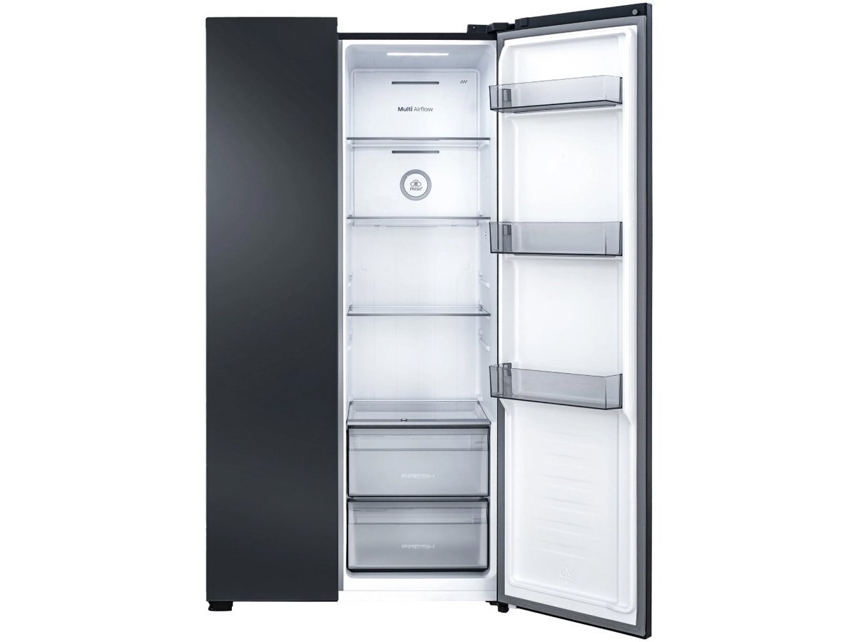 tủ lạnh hisense inverter 550 lít side by side rs708n4ebnd