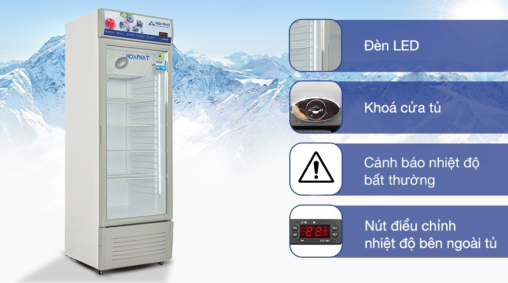 tủ mát hoà phát 242 lít hsr d6242