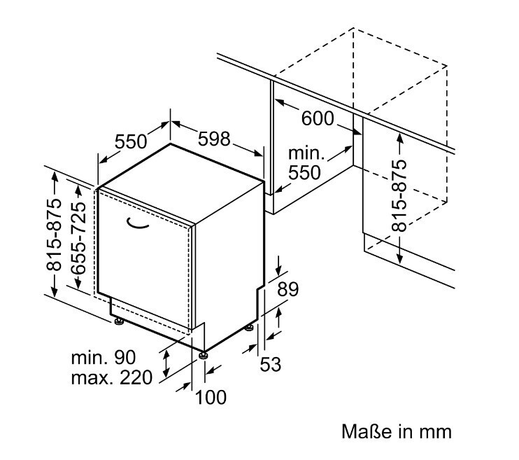 máy rửa bát bosch âm tủ smv46kx55e