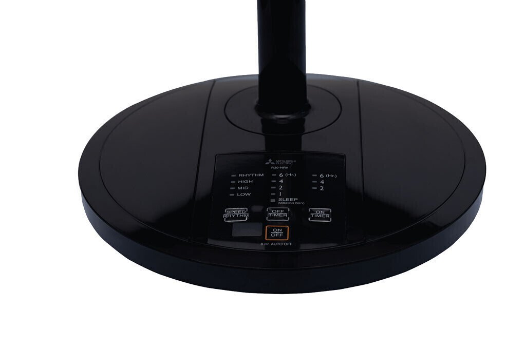 quạt lửng mitsubishi r12-hra-bk-đen - điều khiển