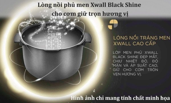 nồi cơm điện tử áp suất cuckoo 1.8 lít crp-r1000f/bkgbcrvncv