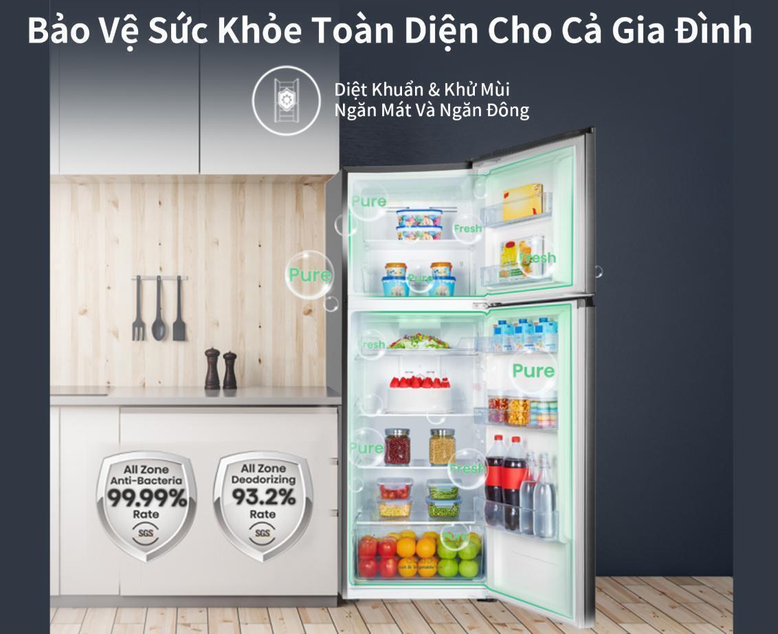 tủ lạnh hisense inverter 324 lít rt469n4ebu