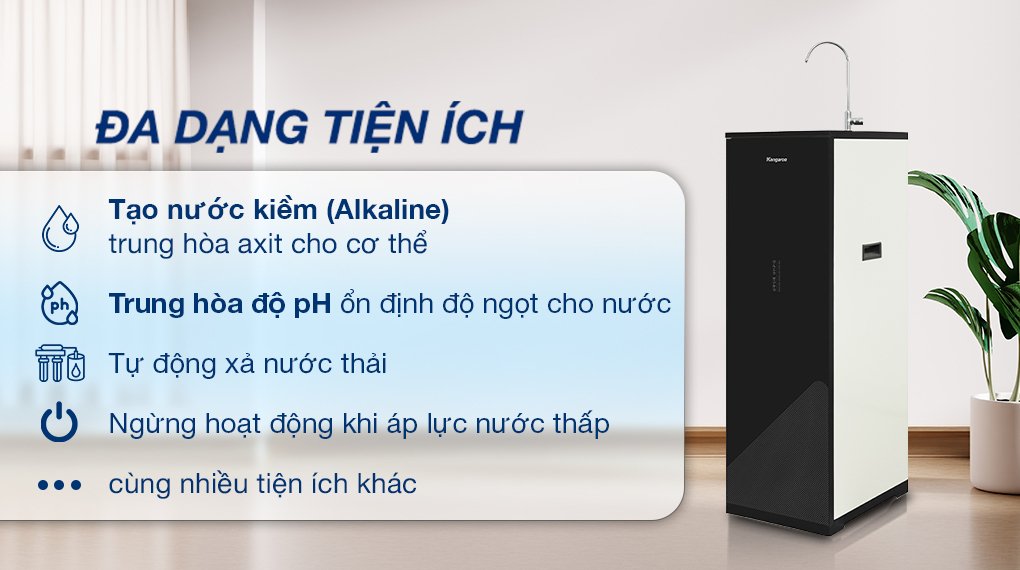 máy lọc nước ro kangaroo kg116i 10 lõi