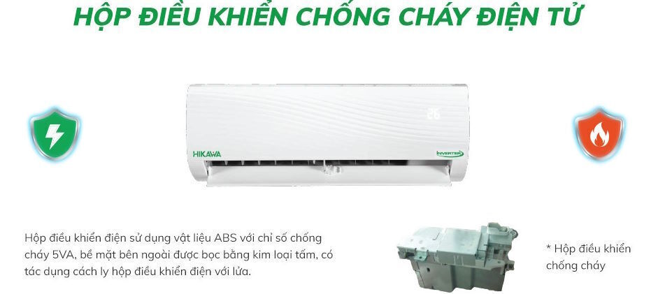 máy lạnh hikawa 9.000 btu hi-nc10mt/ho-nc10mt