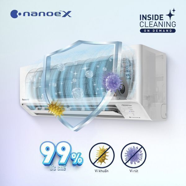 máy lạnh panasonic 1.0 hp inverter cu/cs-ru9ckh-8d