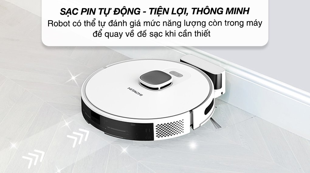 robot hút bụi lau nhà hitachi rv-x20m