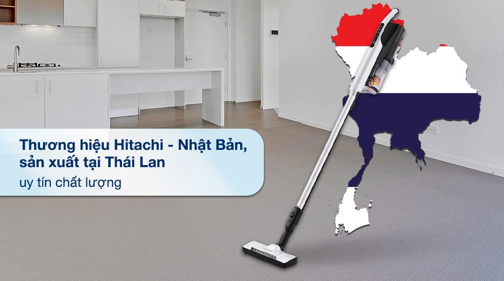 máy hút bụi không dây hitachi pv-xl1k wh