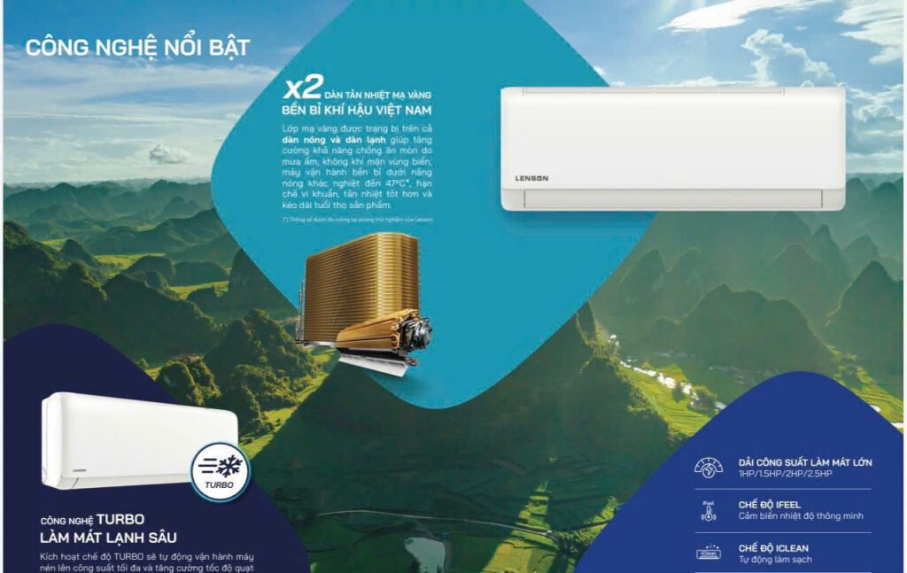 máy lạnh lenson lv-24cx1 inverter 2.5hp model 2026