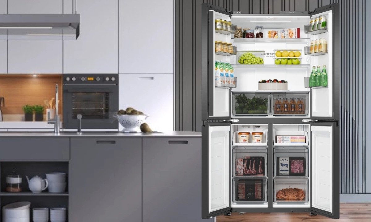 tủ lạnh aqua inverter 502 lít multi door aqr-m570xa(fs)