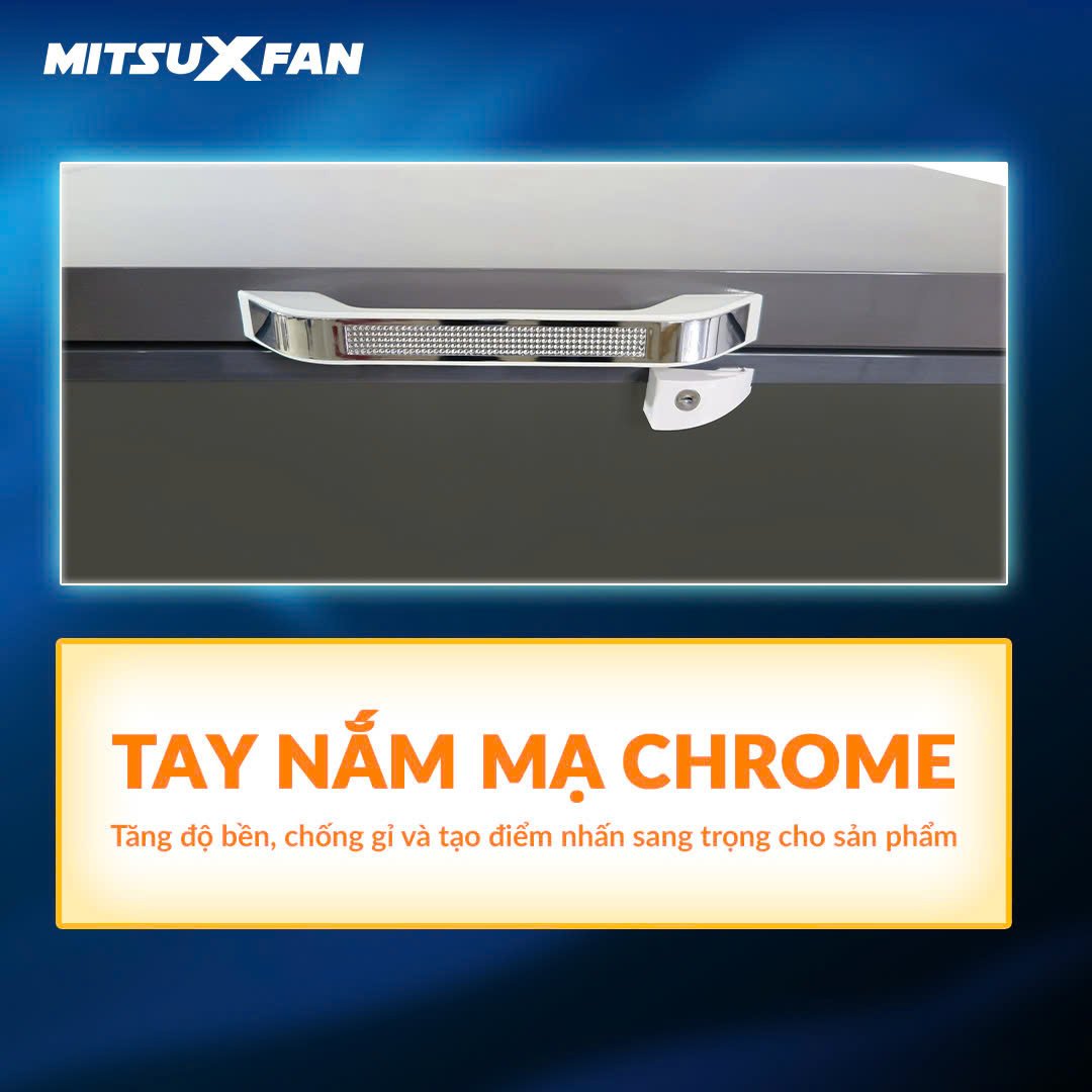 tủ đông mitsuxfan 300 lít mf1-4066epw