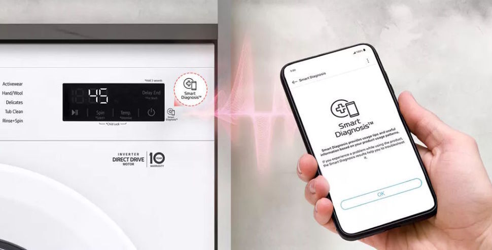 máy giặt sấy lg inverter giặt 9 kg - sấy 5 kg fb1209d5w