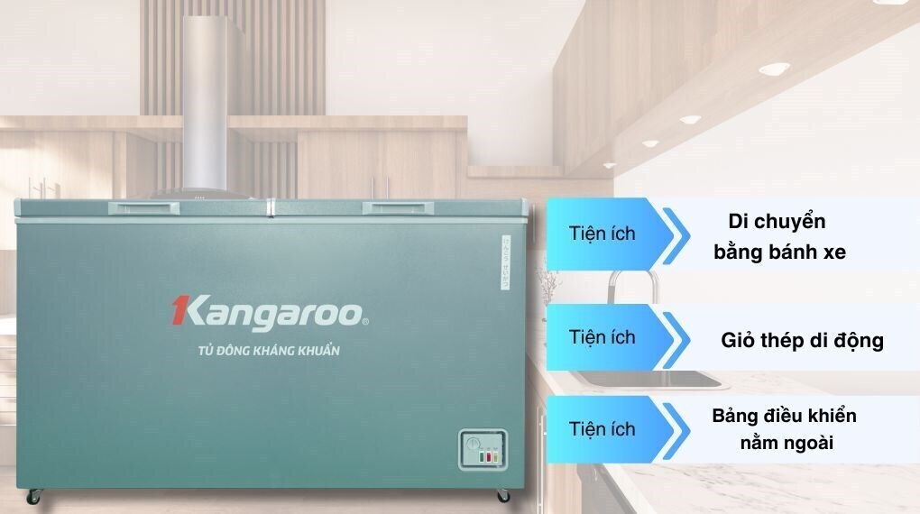 tủ đông kangaroo 430 lít kg430g1n