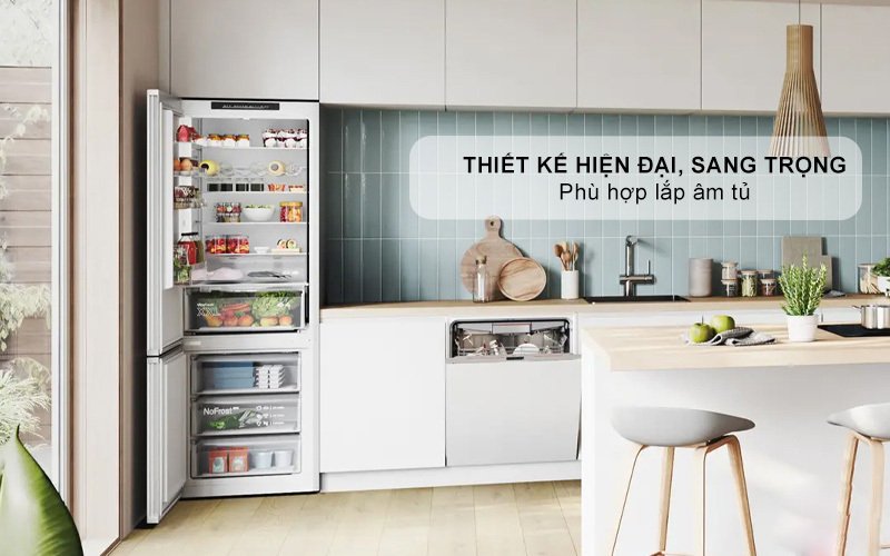 tủ mát âm tủ toàn phần bosch kir81add0 310 lít series 6