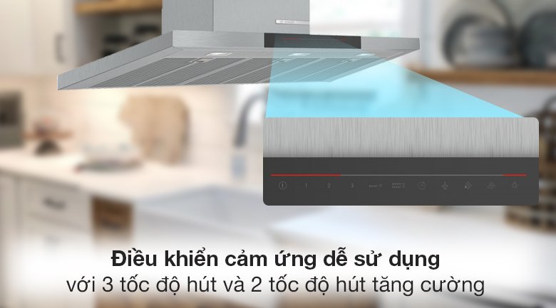 máy hút mùi áp tường bosch dwb98jq50b