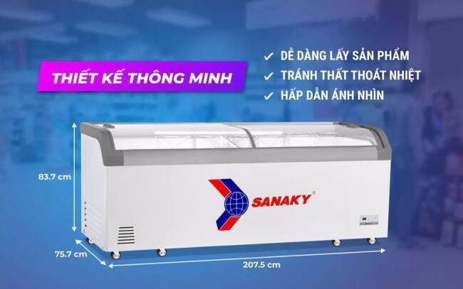 tủ đông sanaky vh-1008ka 750 lít